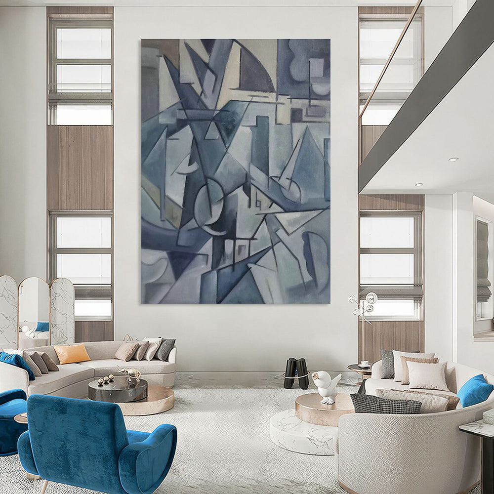 Cubist Abstract Art for Modern Office & Gallery Space DLZ0590