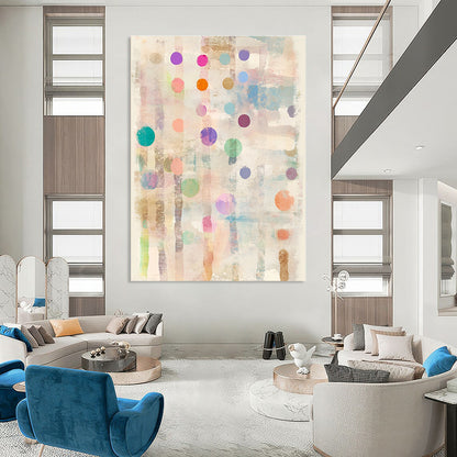 Pastel Dots & Stripes Art for Nursery & Café STSC722