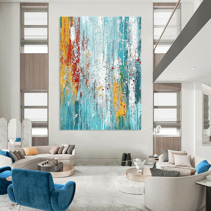 Colorful Drip Abstract Art for Kids’ Playroom & Art Studio STSC719