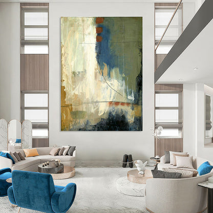 Color - Line Abstract Art for Modern Office Breakroom & Artistic Coffeehouse DLZ0931