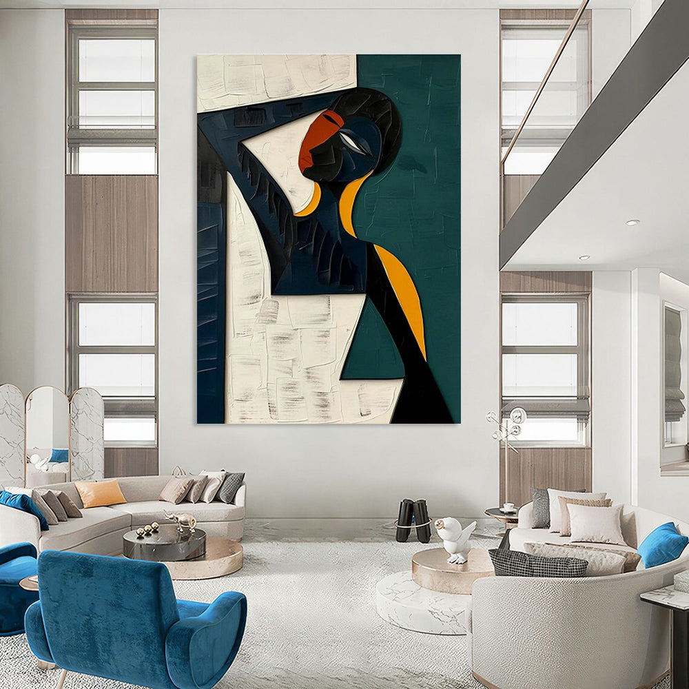 Abstract Figure Art for Creative Studio & Art - Centric Home DLZ2166