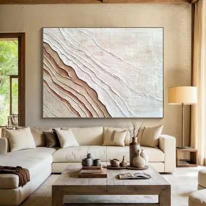 Textured Earthy Layers Art for Rustic Home Office & Nature - Inspired Art Gallery SC448