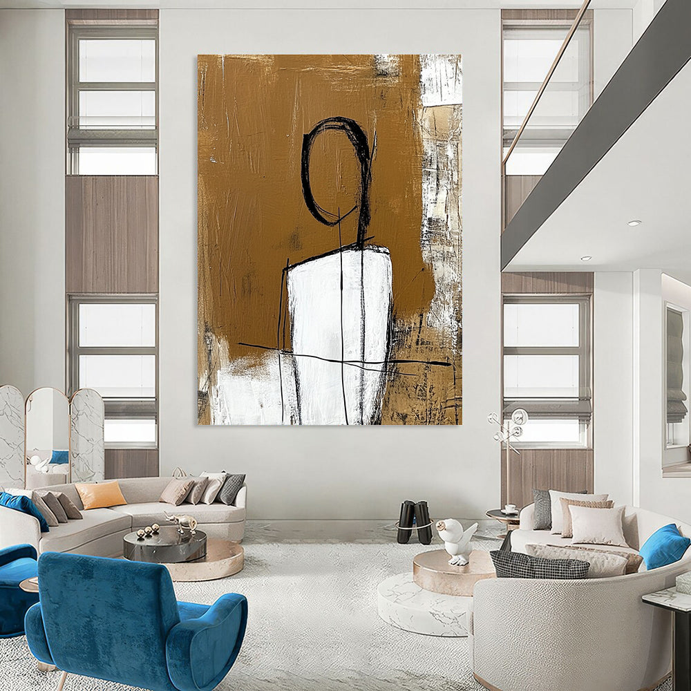 Minimalist Abstract Figure Art for Studio & Corridor STSC050