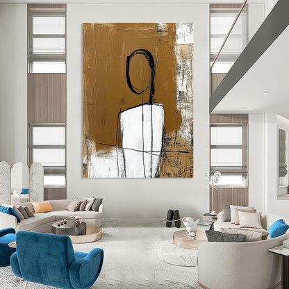 Minimalist Abstract Figure Art for Studio & Corridor STSC050