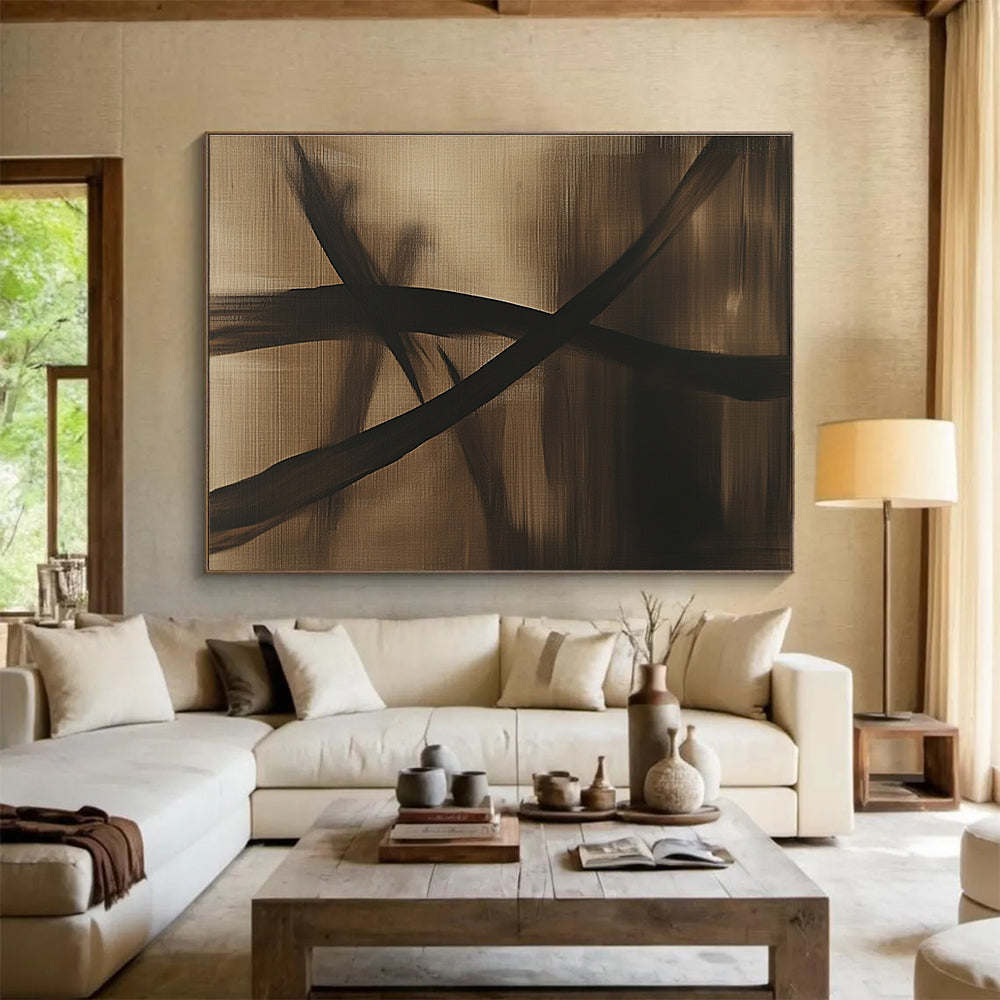 Edgy Minimalist Art for Industrial Loft & Contemporary Office SC586