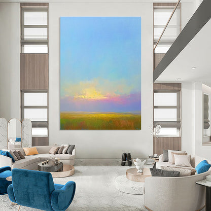 Colorful Sky and Field for Bohemian Café & Art - Loving Home STSC888