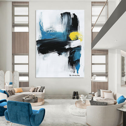 Abstract "The Windy Day" for Modern Living Room & Art Gallery STSC1070