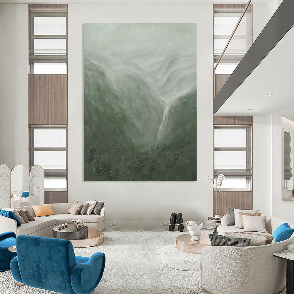 Misty Mountain Waterfall Art for Nature - Lovers' Lounge & Tranquil Spa DLZ2190
