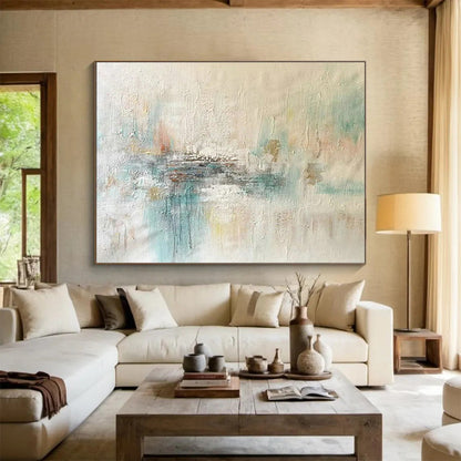 Soft - Color Abstract Art for Minimalist Spa Waiting Rooms DLZ2674
