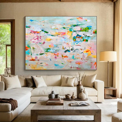 Light - Color Colorful Abstract Art for Bright Home Offices DLZ2420