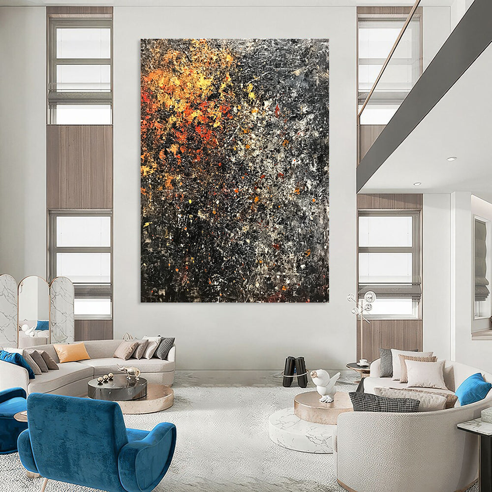 Textured Autumn Abstract for Rustic Cabin & Cozy Library STSC625