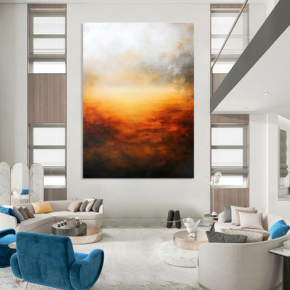 Abstract Sunset for Coastal - Themed Home & Relaxing Spa STSC585