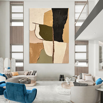 Mixed - Tone Shapes Art for Lounge & Library STSC696