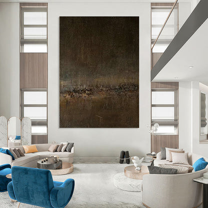 Dark Brown Texture Art for Sophisticated Cigar Lounge Corners DLZ0201