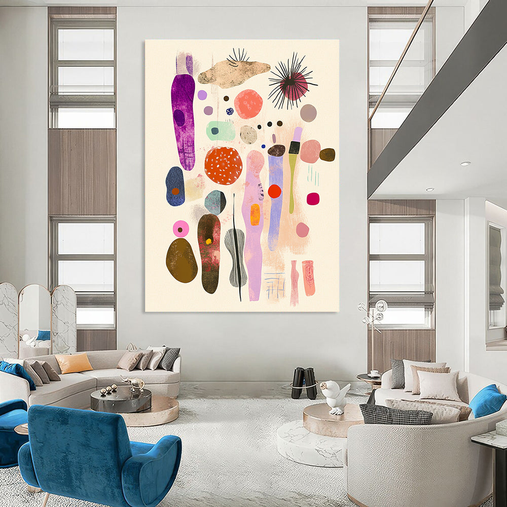 Whimsical Abstract Shapes for Quirky Home Kids’ Room & Art - Centric Community Center STSC1049