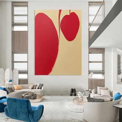 Red Organic Shapes for Modern Nursery & Art - Loving Studio STSC1105
