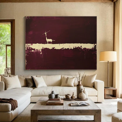Minimalist Animal Silhouette Art for Rustic Cabin & Whimsical Children’s Room SC094