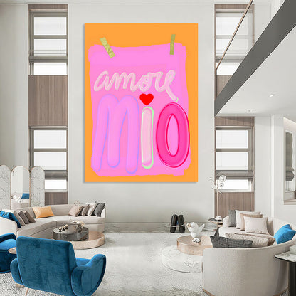 “Amore Mio” Neon Art for Italian Restaurant & Romantic Home Balcony DLZ0645