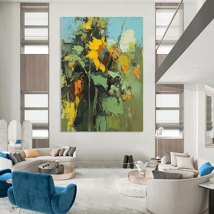 Textured Sunflower Bouquet for Rustic Farmhouse & Cheerful Kitchen STSC335