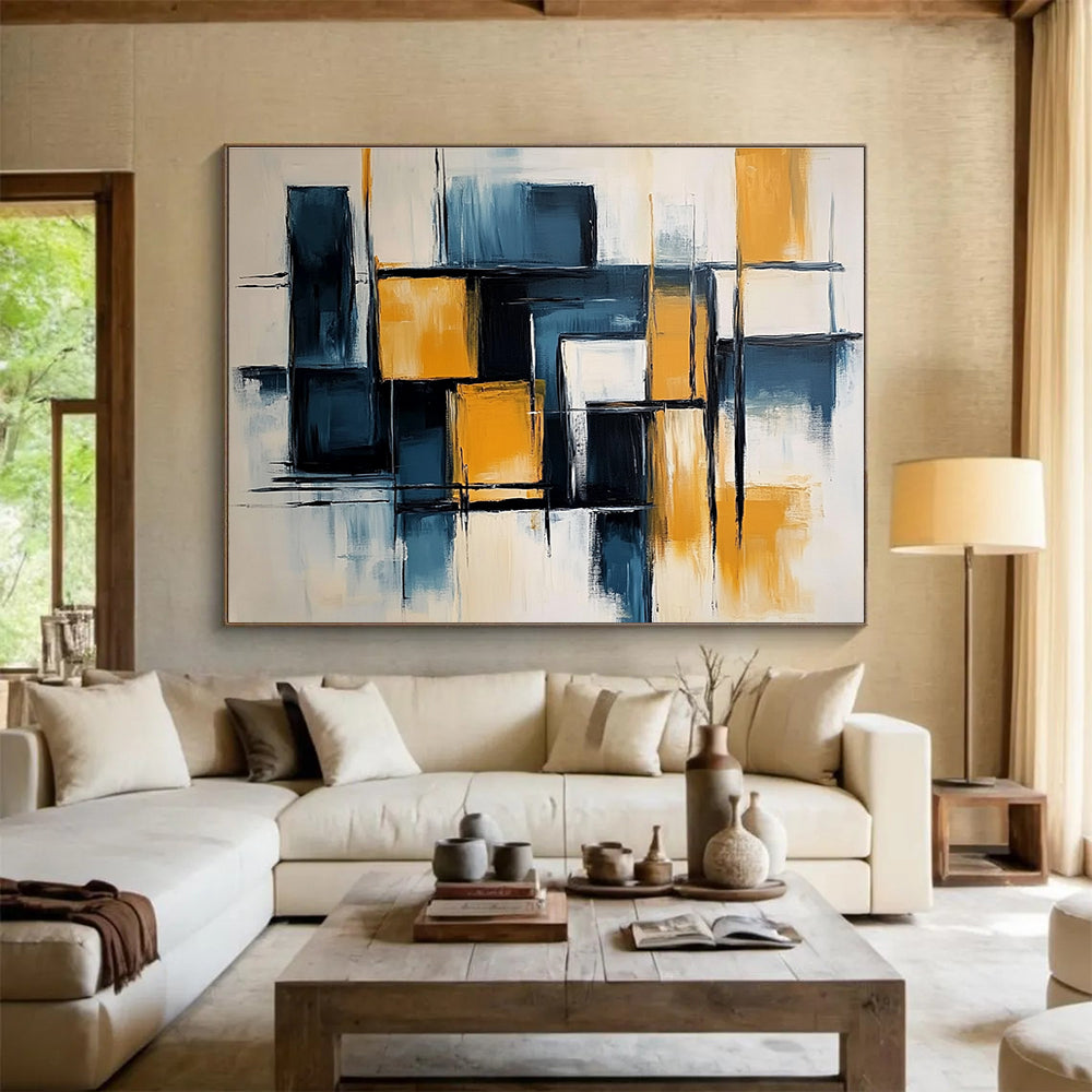 Contemporary Abstract Art for Corporate Lobby & Trendy Café SC591