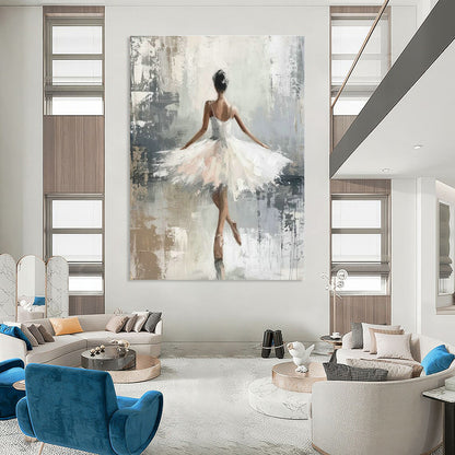 Elegant Ballet Dancer Art for Dance Studio & Feminine Bedroom DLZ1963