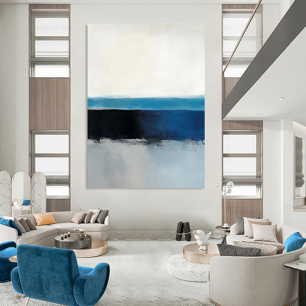 Minimalist Blue and White for Modern Office & Scandinavian - Style Home STSC342