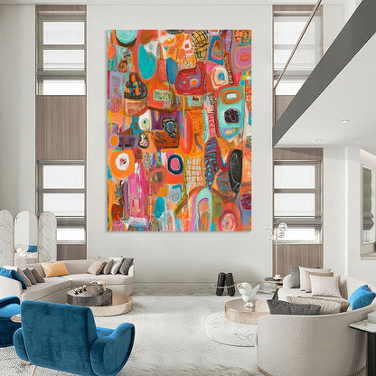 Abstract Colorful Shapes for Bohemian Café & Creative Studio STSC1221