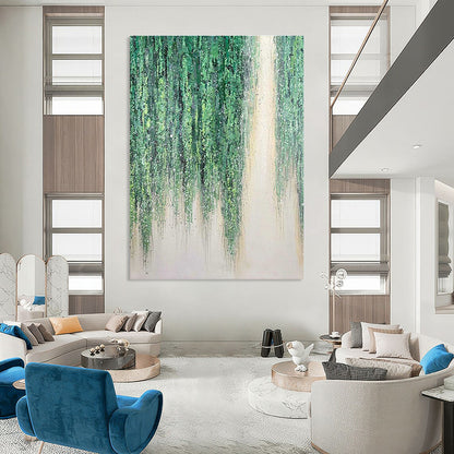 Green Hanging Vines Art for Botanical Garden Café & Nature - Loving Home DLZ2206