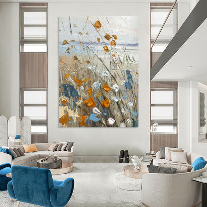 Floral Beach Art for Nautical - Themed Café Outdoor Seating DLZ0125