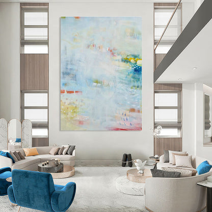 Light - Color Abstract Art for Coastal Home Living Rooms DLZ0170