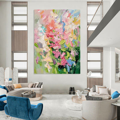 Impressionist Flower Bouquet Art for Garden Party Venue & French - Style Café DLZ1410