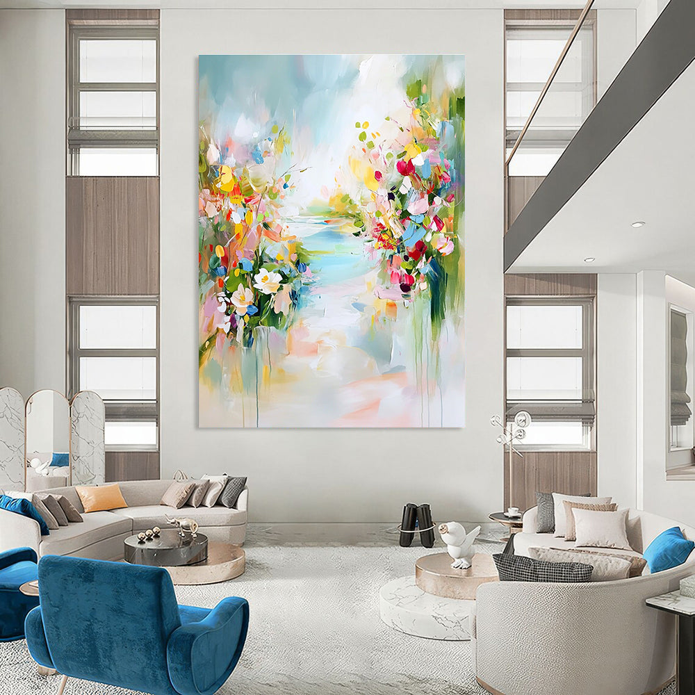 Colorful Flower Path for Garden - Themed Wedding Venue & Bright Living Room STSC891