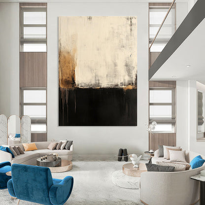 Minimalist Abstract Divide for Scandinavian - Style Home & Serene Meditation Room STSC606