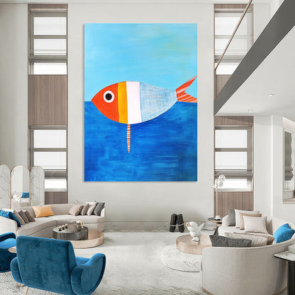 Colorful Striped Fish for Coastal Nursery & Seafood Restaurant STSC1187