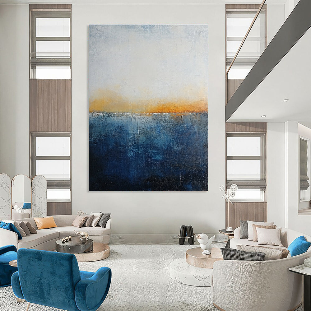 Minimalist Sunset Sea for Coastal Home & Modern Apartment STSC109
