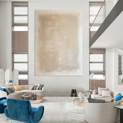 Beige Texture Art for Minimalist Home Hallway Accents DLZ0220