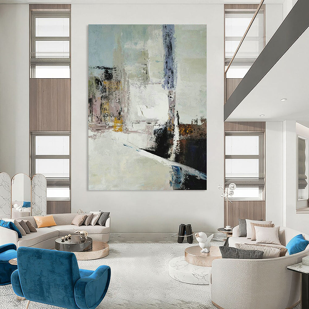 City Impression Abstract Art for Living Room & Studio DLZ0542