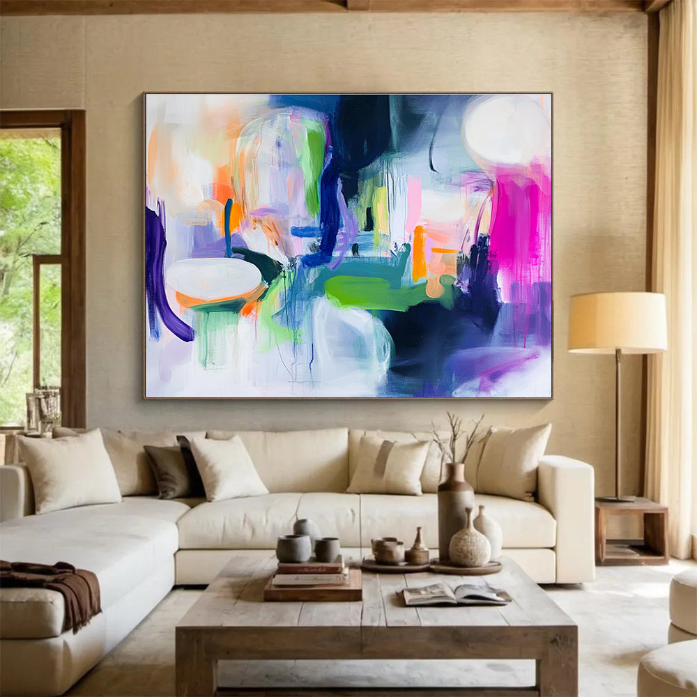 Vivid Color Fusion Art for Art Gallery & Trendy Boutique SC373