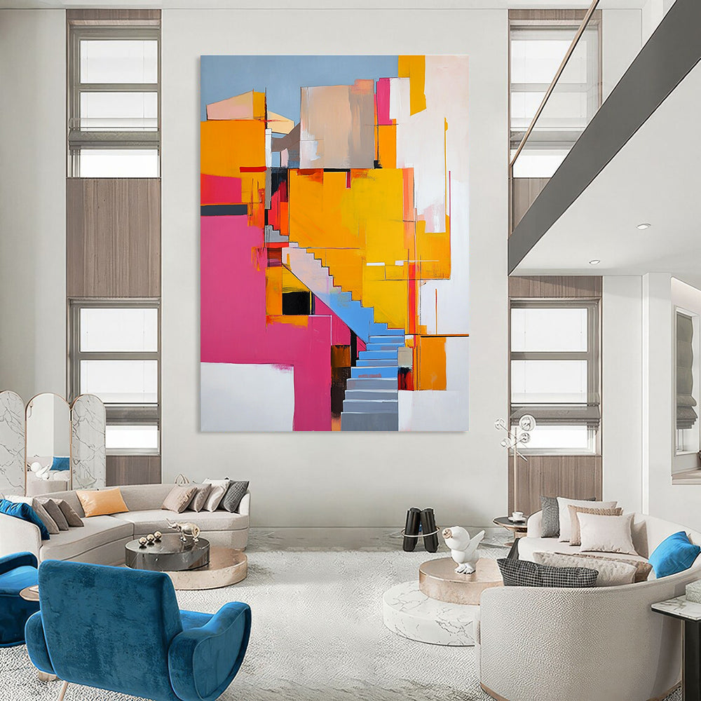 Architectural Abstract Art for Patio & Garden Room STSC668