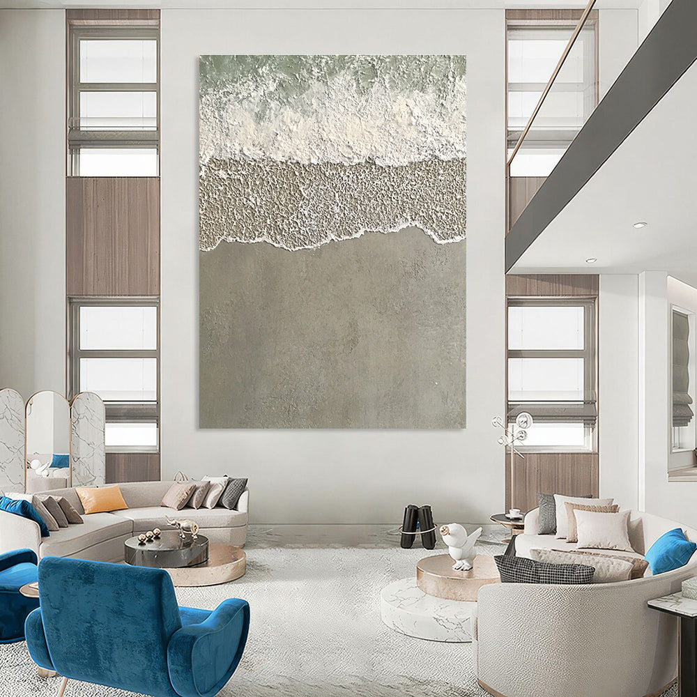 Aerial Beach Waves for Beach House & Spa Relaxation Area STSC1136