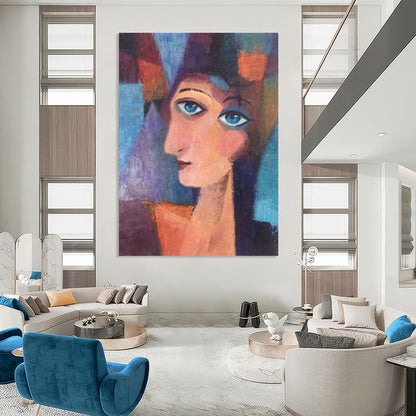 Cubist Style Portrait Art for Art School & Boutique Hotel DLZ0629