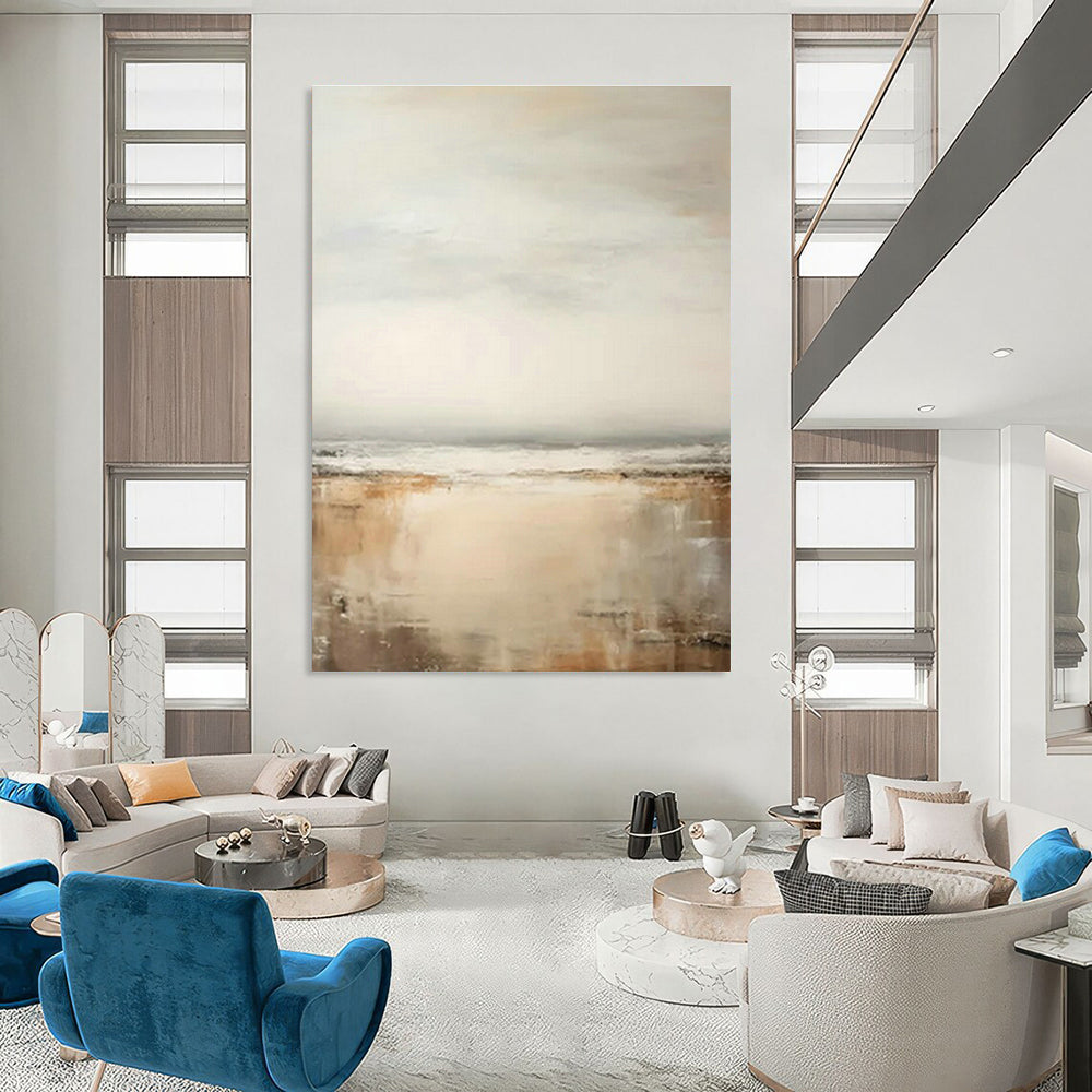 Beach - Inspired Abstract Art for Coastal Vacation Home & Relaxation Spa DLZ1727