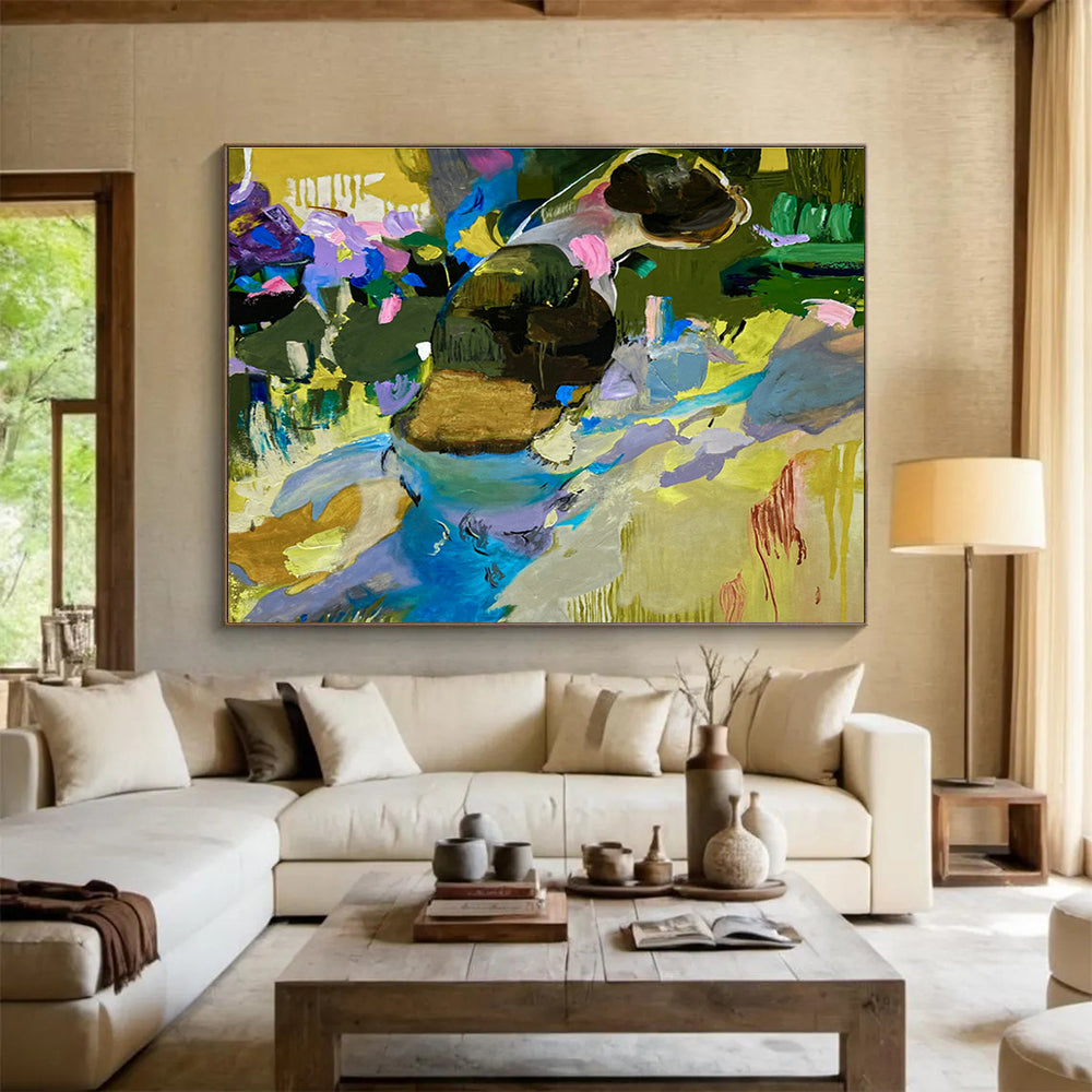 Colorful Animal Abstract Art for Family - Friendly Restaurant Kids’ Zones DLZ3307