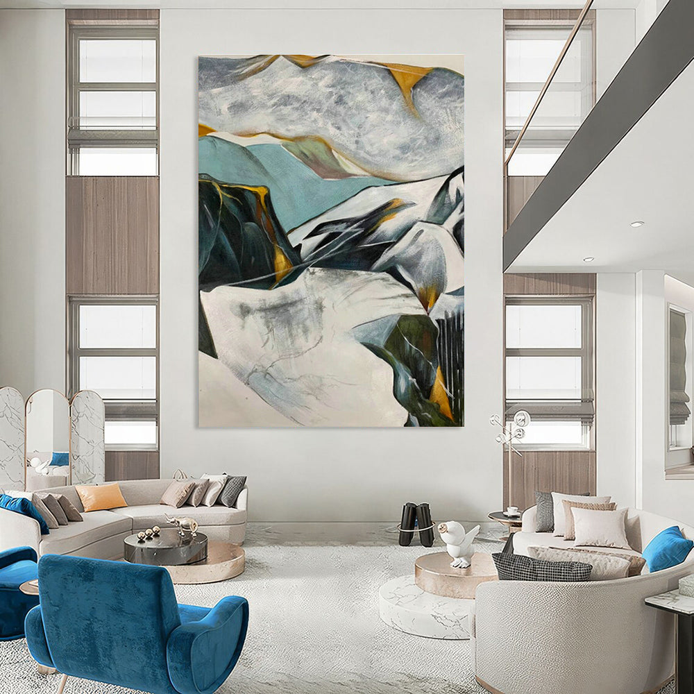 Color - Ink Landscape Abstract Art for Living Room & Hallway DLZ0493