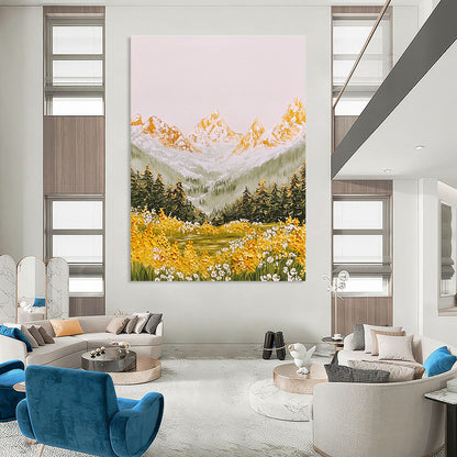 Mountain Meadow Art for Rustic Country House & Nature - Lover’s Home Office STSC1441