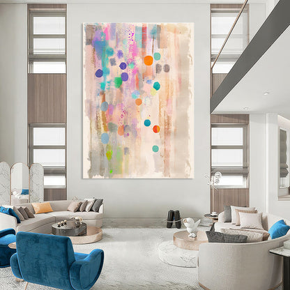 Colorful Dots and Splashes for Playful Children’s Room & Abstract Art Gallery STSC988