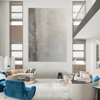 Textured Grey Wall Art for Industrial - Style Loft & Modern Art Gallery STSC1217