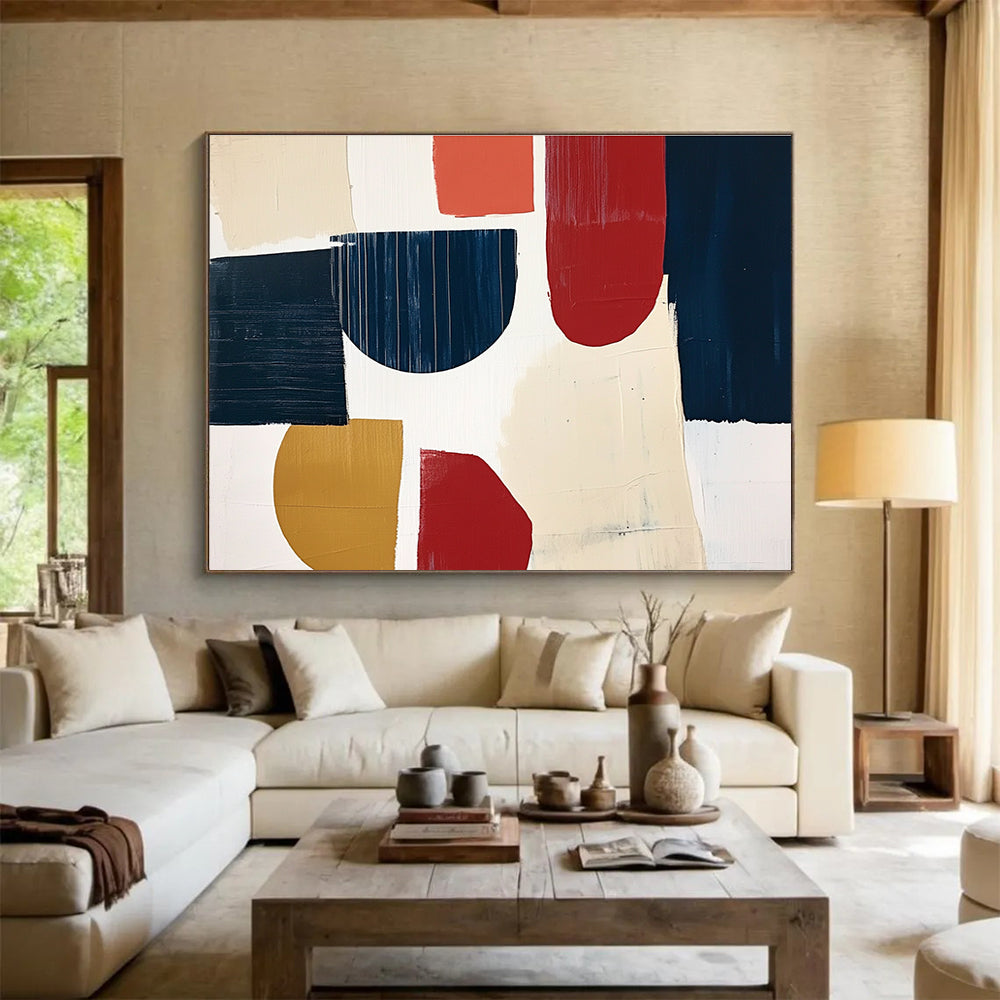 Minimalist Color Block Art for Scandinavian - Style Home & Modern Gallery SC489