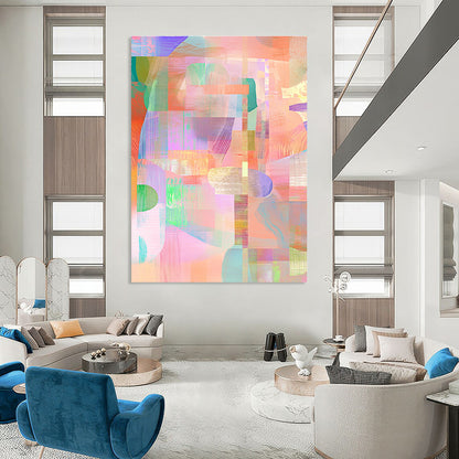 Pastel Color Collage for Bohemian - Style Bedroom & Artistic Retail Space STSC561