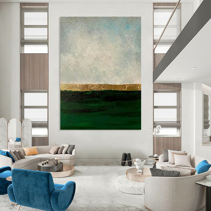 Minimalist Sea - Sky Art for Scandinavian Home & Serene Meditation Room DLZ1489